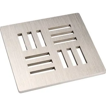 Sifon HL Vtoková mřížka z nerezové oceli (v4a) 115 x 115mm nil