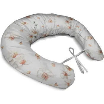 Polštář Sablio Těhotenský polštář Bílá orchidej