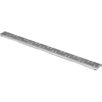 Odvodňovací žlab Tece TECEdrainline designová mřížka 70 cm, ocelová kartáčovaná, design basic
