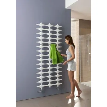 Radiátor Kermi IDEOS topný žebřík 1526x37x758mm, stříbrná lesklá