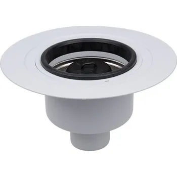 Sifon HL Těleso podlahové vpusti DN75 se svislým odtokem s pevnou izolační přírubou