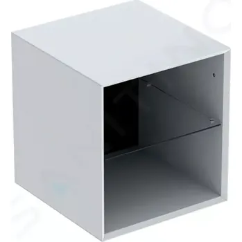 Koupelnový nábytek Geberit ONE Boční skříňka 45x49x47 cm, otevřená, lesklá bílá, 505.079.00.1