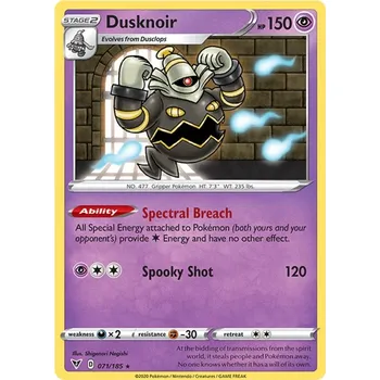 Sběratelská karetní hra Dusknoir 071/185 - Vivid Voltage Typ karty: Holo