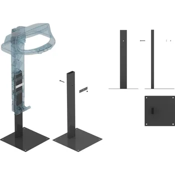 Venkovní odpadkový koš Plastik Gogić Kovový držák (sloupek) na koše OPTIMA
