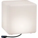 Paulmann Závěsné svítidlo Plug & Shine CUBE, zahradní svítidlo, 300x300, 6,5 W, 3000 K, 575 lm, IP67, 24 V, bílé