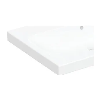 Umyvadlo Geberit iCon umyvadlo na desku, 75x48 cm, bez otvoru pro baterii, s přepadem, bílá