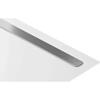 Sprchová vanička Kaldewei Nexsys 4132 designová krytka, délka 80 cm, broušená nerez