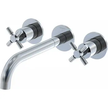 Vodovodní baterie Steinberg Serie 250 umyvadlová baterie pod omítku, 3-otvorová instalace, s tělesem, chrom