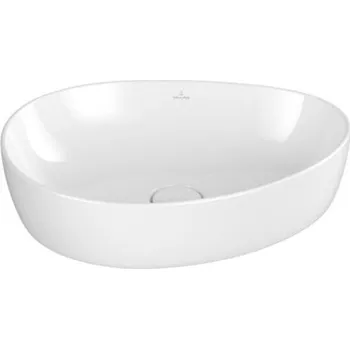 Umyvadlo Villeroy & Boch Antao umyvadlo na desku 51x40 cm, bez přepadu, CeramicPlus, bílá Alpin