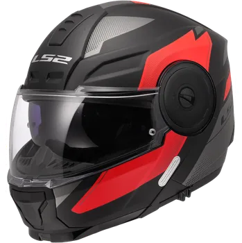 Helma na motorku Ls2 ff902 scope ii duria black red-06 s