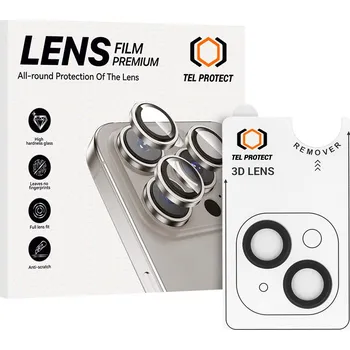 Tvrzené sklo Tel Protect 3D Lens na fotoaparát pro iPhone 13-13 Mini black (2 pcs)