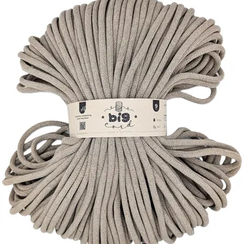 Příze VEĽKÁvlna VEL'KÁvlna bavlněná šňůra na háčkování 9mm Vápenec