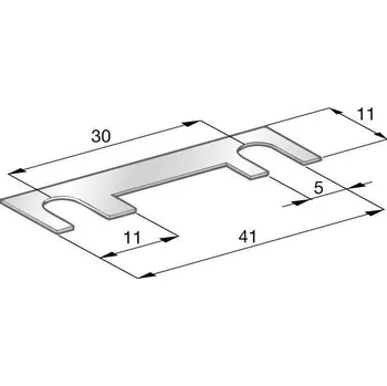 Autopojistky POJISTKA TAVNÁ 80A 41 MM AUTOLAMP 02.00298