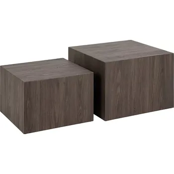 Konferenční stolek Sada 2 ks konferenčních stolků Dice jasan