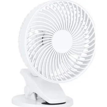 Lampička Nabíjecí stolní látor s klipem VIENTO 6W/5V 2000 mAh bílá + záruka 3 roky