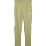 Pánské tepláky Puma TEAMEVOSTRIPE PANTS M Khaki, Bílá