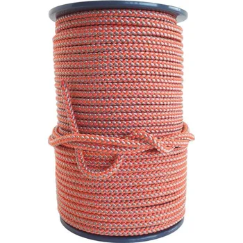 Železářství Lano pletené bez jádra PPV 8 mm, 100 m, oranžovo-šedé, ENPRO