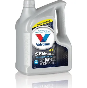 Motorový olej VALVOLINE Motorový olej SynPower 4T 10w40 4L VALVOLINE VE14007