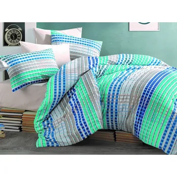 Povlak na dekorativní polštářek Bavlněný povlak na polštář Tema blue 30x40