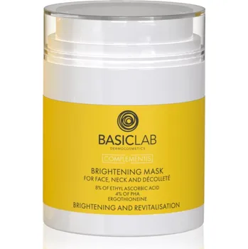 Pleťová maska BasicLab Dermocosmetics Complementis rozjasňující maska pro mdlou, nesjednocenou pleť 50 ml