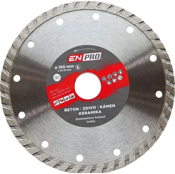 Řezný kotouč Kotouč diamantový Enpro Kotouč diamantový turbo O 150 x 1.4 x 22.3 mm