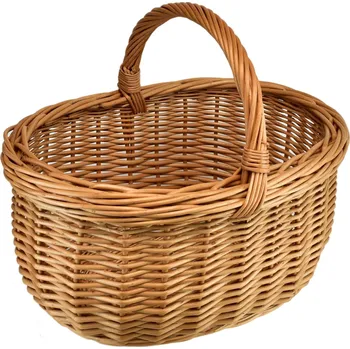 Nákupní košík Koš oválný střední 43×33×23/34 cm