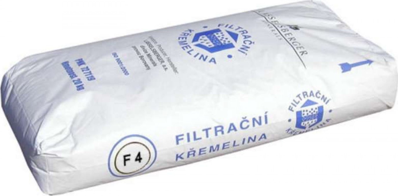 Křemelina F4 15 kg (filtrace a proti čmelíkům)