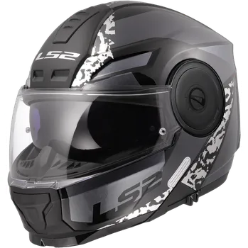Helma na motorku Ls2 ff902 scope ii oxyd black titanium-06 l