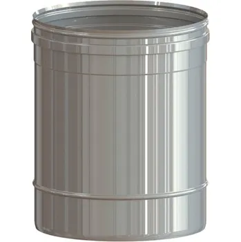 Kouřovod Rovný díl Almeva 200 mm EW / 100