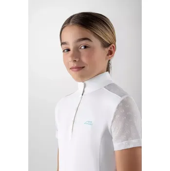 Triko závodní Equiline Giuv 12/13let bílá