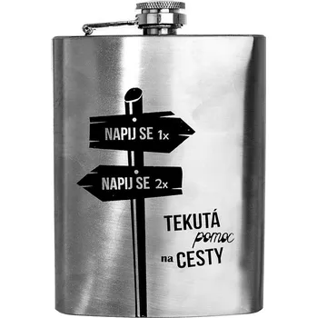 Placatka Kapesní láhev Tekutá pomoc na cesty 0,24 l (akční sada 2 ks)