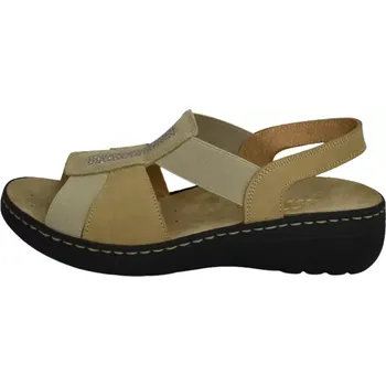 Dámské sandále Obuv dámská letní STILEDIVITA béžová (Dámské kožené sandály)