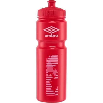 Láhev Sportovní láhev Umbro FORMATION WATER BOTTLE 750ML OS Červená, Bílá