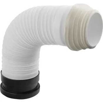 Bruckner - Flexi dopojení k WC 45 cm bílá/černá