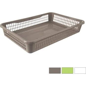 Nákupní košík Košík 38,5x25,5x6,5 cm (akční sada 4 ks)