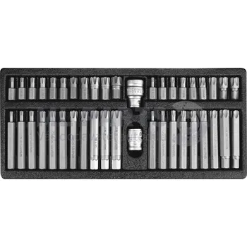 Bit kpl.kluczy spec. 42 częsci BITY RIBE T20-T70(22)/TORX z otw.M4-M14(18)