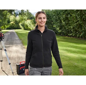 Dámská casual bunda Dámská bunda z vlákenného rouna e.s.vintage velikost M černá Strauss