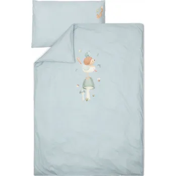 Povlečení LITTLE DUTCH povlečení 150X120 A 50X60 CM FOREST FRIENDS BLUE 100% BAVLNA