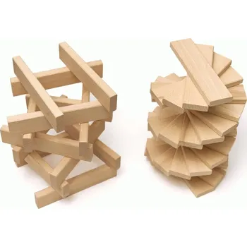 ostatní stavebnice Dřevěná stavebnice DESKI 78/174 ks Vyberte variantu: Sada 174 ks