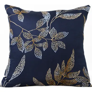 Bytový textil Saténový povlak na polštář 40 x 40 cm - Gabriela tmavě modrý