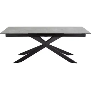 Jídelní stůl Jídelní rozkládací stůl Irwine 200/240 cm šedý/černý
