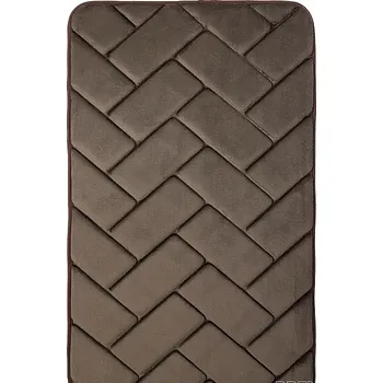 Sada koupelnových doplňků BRENO Koupelnová předložka 7288 Coffee 50 x 40 cm