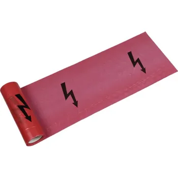 Výstražná páska Výstražná fólie Den Braven šířka 30 cm, délka 100 m, bílá - POZOR VODA