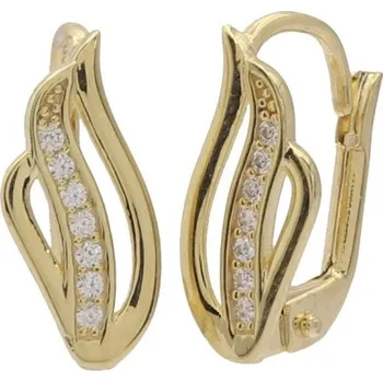 Náušnice Zlaté náušnice se zirkony EECH182 (585/1000) 2.1 g