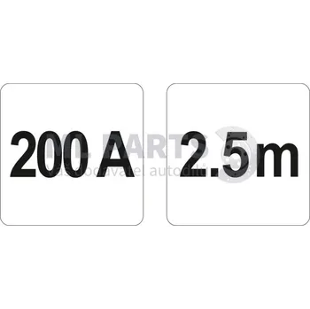 przewody rozruchowe 200A 2,5m