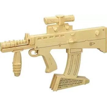 3D puzzle Woodcraft construction kit Woodcraft Dřevěné 3D puzzle karabina