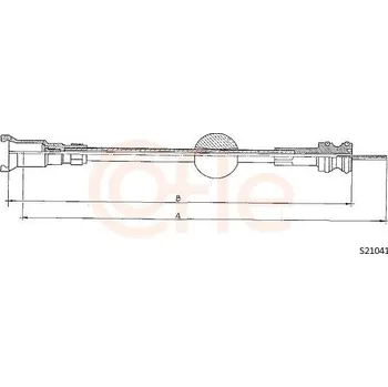 Náhon tachometru Hřídel tachometru COFLE 92.S21041