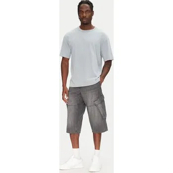 Pánské kraťasy Tom Tailor Džínové šortky 1044977 Šedá Relaxed Fit 36