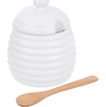 Dóza na potraviny Dóza na med se lžičkou WHITELINE (akční sada 2 ks)