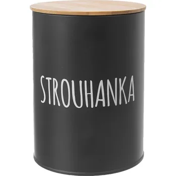 Dóza na potraviny Dóza Strouhanka BLACK pr. 11 cm (akční sada 2 ks)